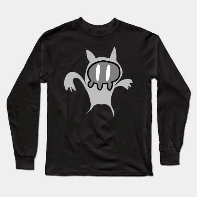 the skull ghost cool Long Sleeve T-Shirt by Monster To Me